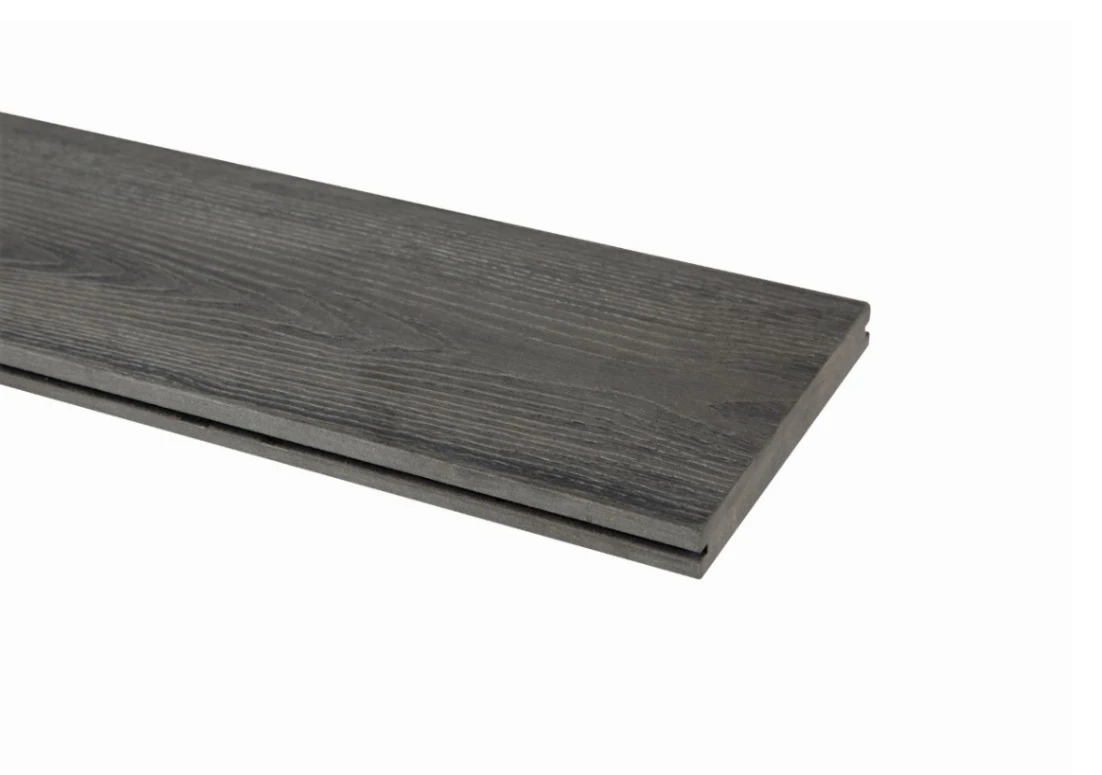 CarpGarant Vlonderplank Composiet 1.9 x 13.5 cm (19 x 135 mm) Vintage Massief Grijs - Lengte 400 cm - Afbeelding 1